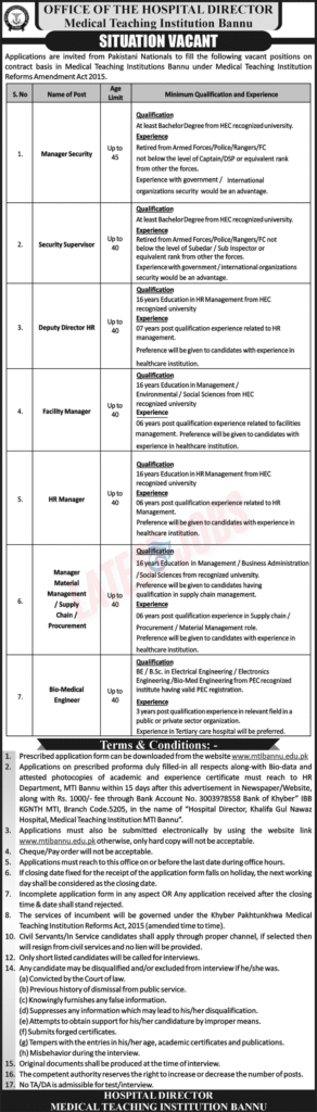 Medical Teaching Institution Bannu