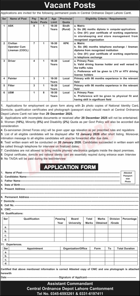 Central Ordnance Depot