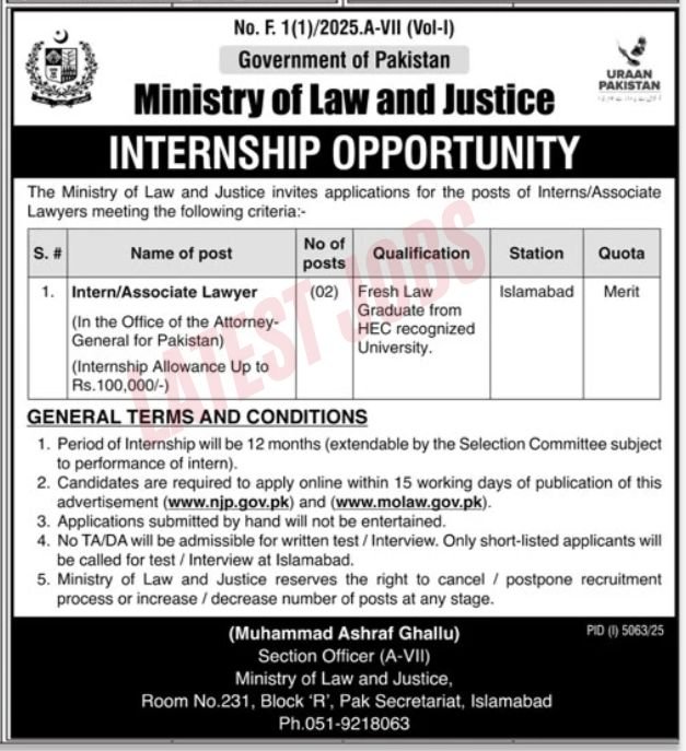 Ministry of Law and Justice