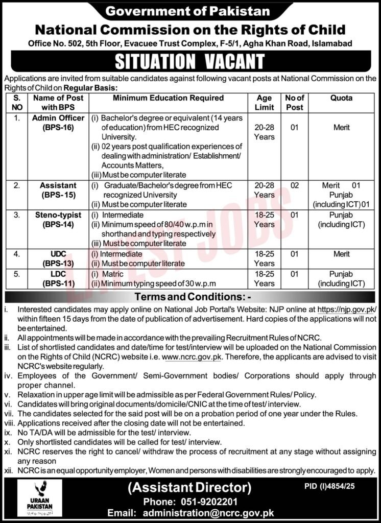 National Commission on the Rights of Child