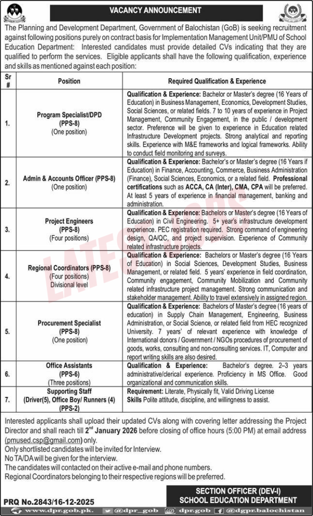 School Education Department