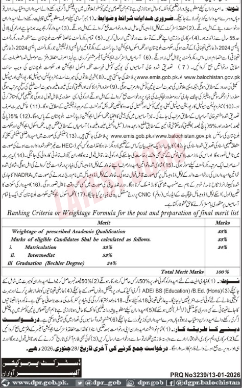 School Education Department Awaran