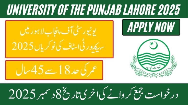 University of the Punjab Lahore 2025
