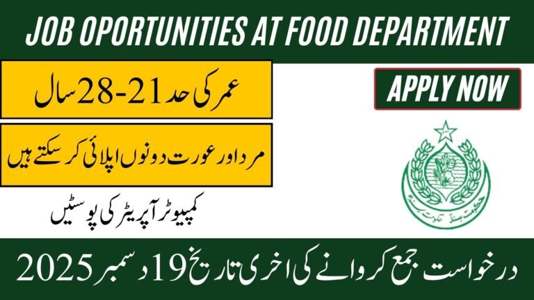 Food Department Larkana 2025