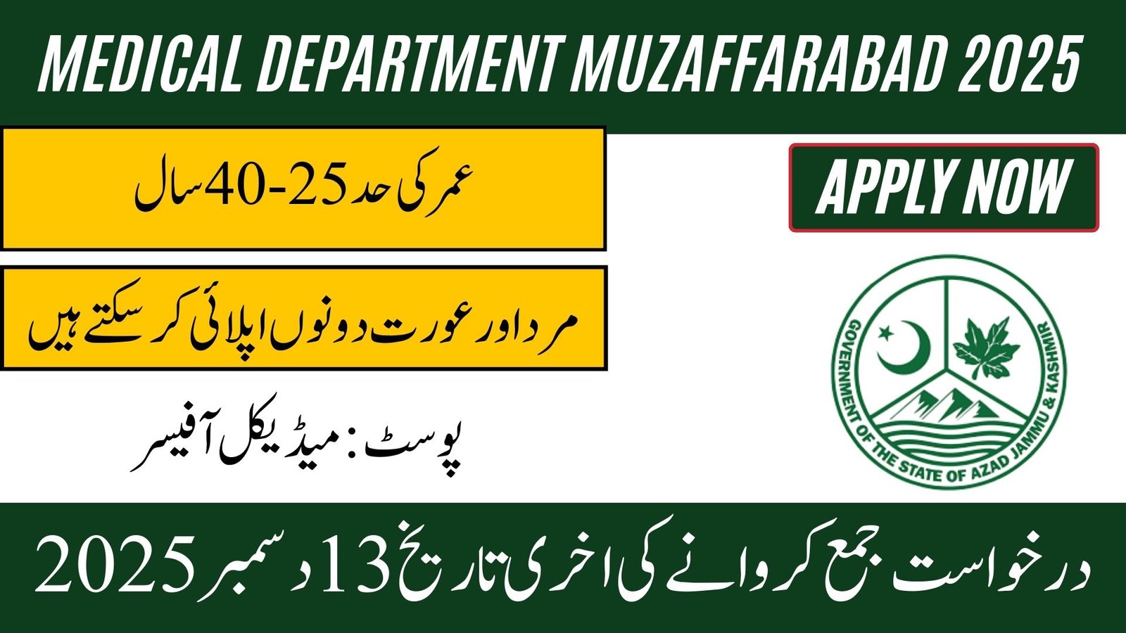 Medical Department Muzaffarabad