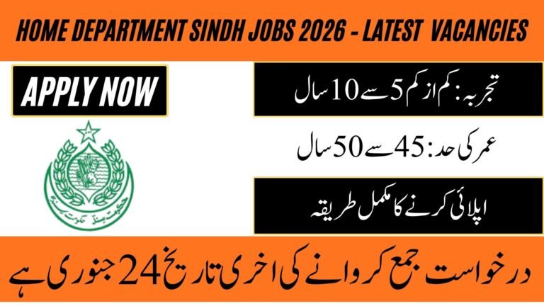 Home Department Sindh