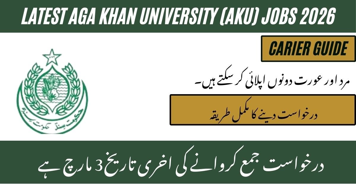 Aga Khan University (AKU) Jobs 2026