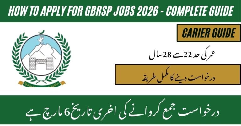 GBRSP Jobs 2026