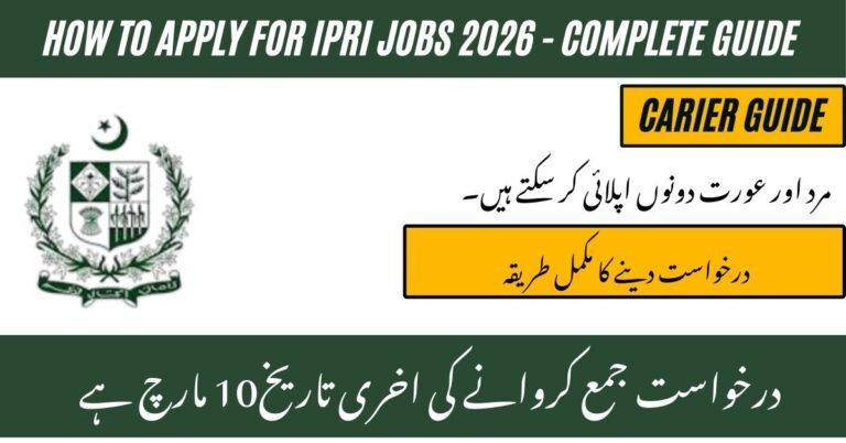 IPRI Jobs 2026