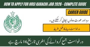 HRSI Karachi Job 2026