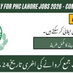 PHC Lahore Jobs 2026