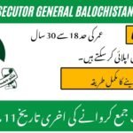 Prosecutor General Balochistan Jobs 2026